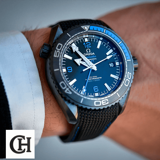 Omega Seamaster Planet Ocean Blue Ceramic Ref. 232.30.42.21.03.001 Ultra omega seamaster planet ocean ceramic 215 92 46 22 01 002 black dial hand Omega Seamaster 215_92_46_22_01_002 Planet Ocean Blue Dial on the wrist