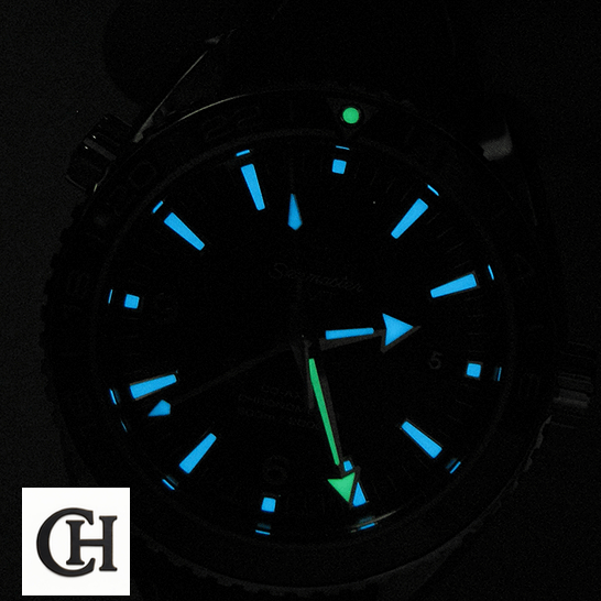 Omega Seamaster Planet Ocean dial phosphor