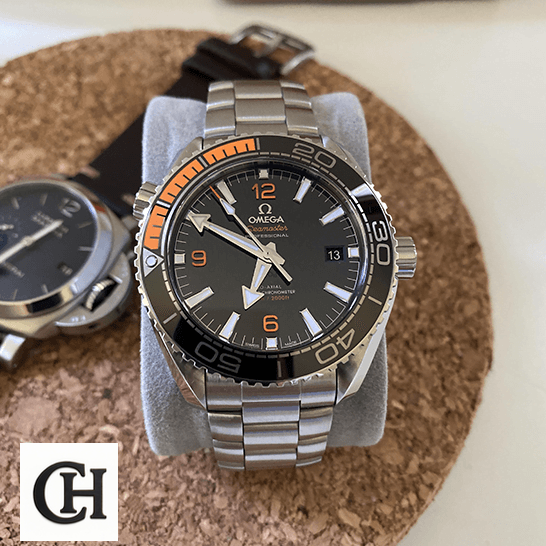 Omega Seamaster Planet Ocean Co-Axial Master Chronometer 215.30.44.21.01.002 omega seamaster planet ocean steel man dial Omega Seamaster Planet Ocean Stainless Steel on the watch
