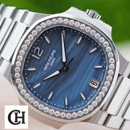 Patek Philippe Nautilus Ladies 7018/1A Elite Edition patek philippe nautilus 70181A tiltedleft Patek Philippe Nautilus Ladies 7018/1A Elite Edition patek philippe nautilus 70181A tiltedleft