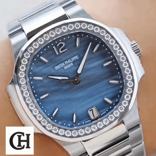 Patek Philippe Nautilus Ladies 7018/1A Elite Edition patek philippe nautilus 70181A wrist Patek Philippe Nautilus Ladies 7018/1A Elite Edition patek philippe nautilus 70181A wrist