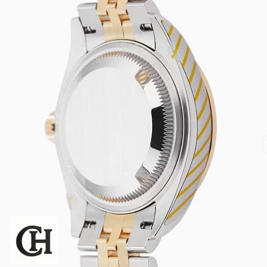 Rolex Lady-Datejust 279383RBR Diamond Bezel Ultra rolex 279383rbr replica2 Rolex 279383rbr Yellow Stainless Steel Case white background