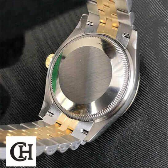 Rolex Lady-Datejust 279383RBR Diamond Bezel Ultra rolex 279383rbr replica4 Rolex Datejust Stainless Steel Jubilee Bracelet on fabric
