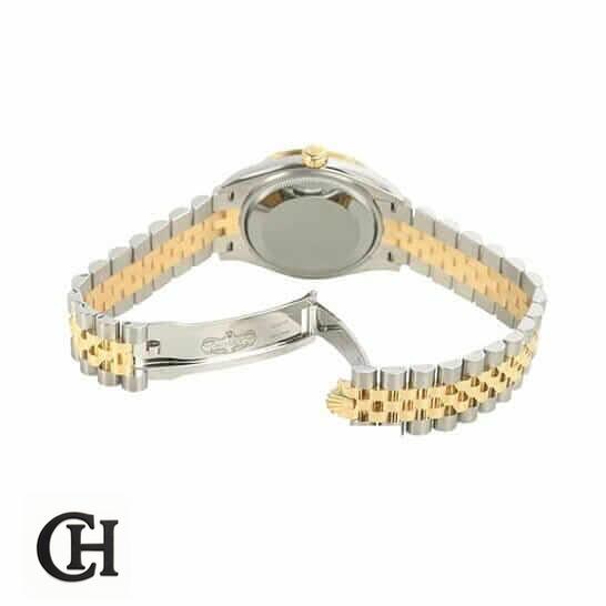 Rolex Datejust 278343RBR Champagne Roman Dial rolex grey diamond replica1 Rolex Datejust 278343RBR-0022 Jubilee open clasp