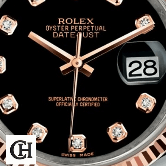 Rolex Datejust 126231 Black Dial Diamond