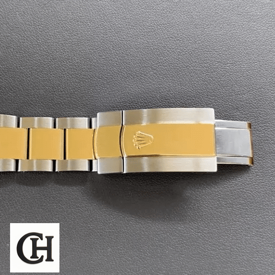 Rolex Datejust 41 126331-0013 Two Tone Oyster Bracelet Fold Clasp on the Rolex Logo