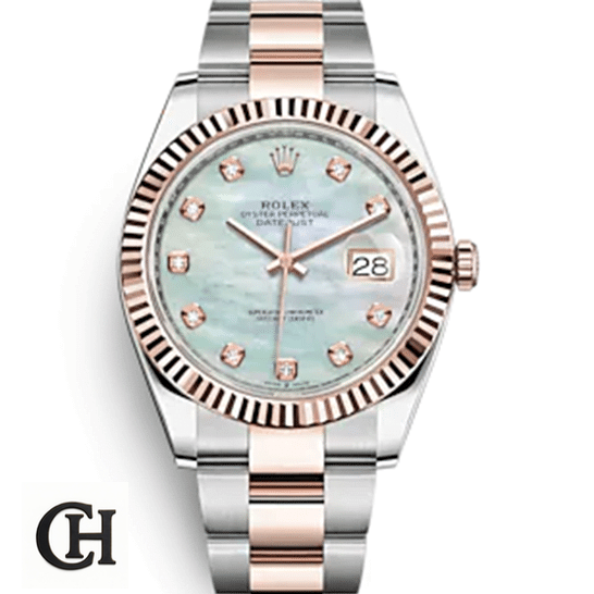 Rolex Datejust 41 126331-0013 Mother Pearl Diamond Dial & Fluted Bezel