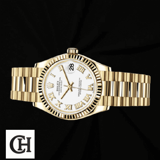 Rolex Datejust 278278 Yellow Gold Fluted Bezel Top Rolex Datejust 278278-0019 Yellow Gold Automatic White Dial Oyster