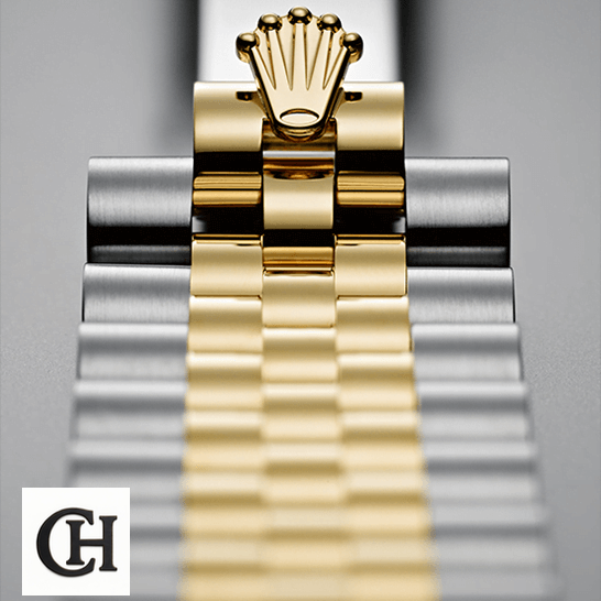 Rolex Lady-Datejust 279161 Chocolate Roman Dial Mirror Rolex 279161 Steel Gold Automatic Jubilee bracelet on the rolex logo