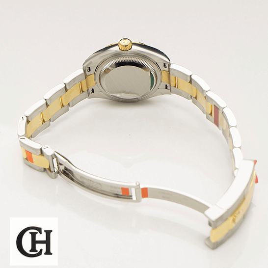 Rolex 279163 Steel Yellow Gold Stainless Steel Case opened clasp