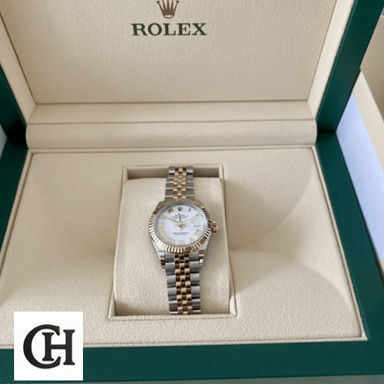 Rolex Datejust 279171 in the rolex box
