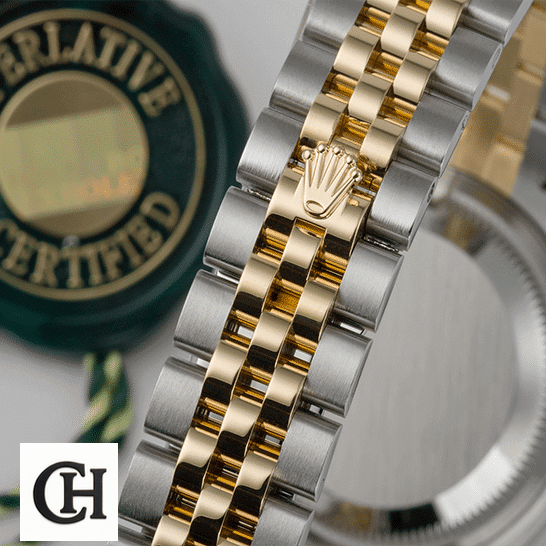Rolex Lady-Datejust 279173 MOP Diamond Dial Edition Rolex Lady-Datejust 279173-0019 Jubilee Bracelet on the Rolex logo
