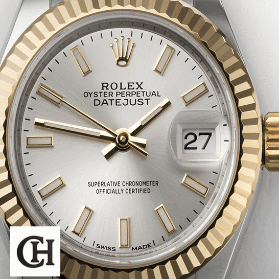 Rolex Lady-Datejust 279173 MOP Diamond Dial Edition Rolex Lady-Datejust 279173-0019 Yellow Gold Fluted Bezel