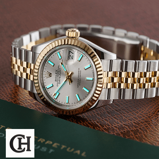 Rolex Lady-Datejust 279173 MOP Diamond Dial Edition Rolex Lady-Datejust 279173-0019 Yellow Gold Jubilee Luminous Dial