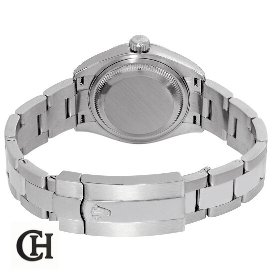 Rolex Lady-Datejust 279174 White Gold Fluted Bezel Precision Rolex Datejust 279174 Stainless Steel Case and Clasp