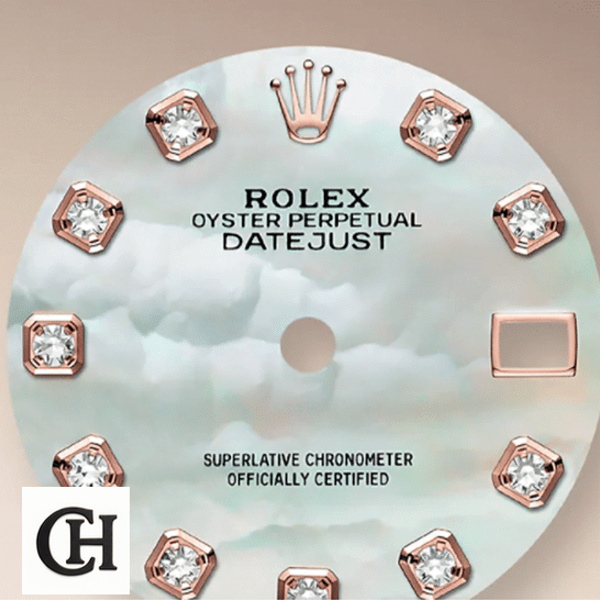Rolex Datejust 279381RBR Mother Of Pearl with Diamond Set Dial