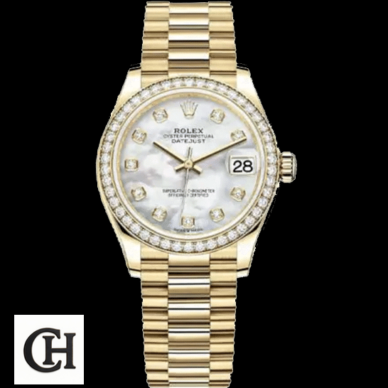 Rolex Lady-Datejust 279138RBR Diamond Dial & Bezel Superior rolex datejust mother of pearl diamond dial yellow gold 178288 0001 yellow gold unitedluxurynet 1 Rolex Datejust 178288-0001 White Dial Gem-Set Indices Diamond Bezel