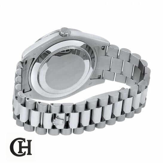 Rolex Day-Date White Diamond 228349RBR First-Class Rolex Day-Date Stainless Steel Oyster