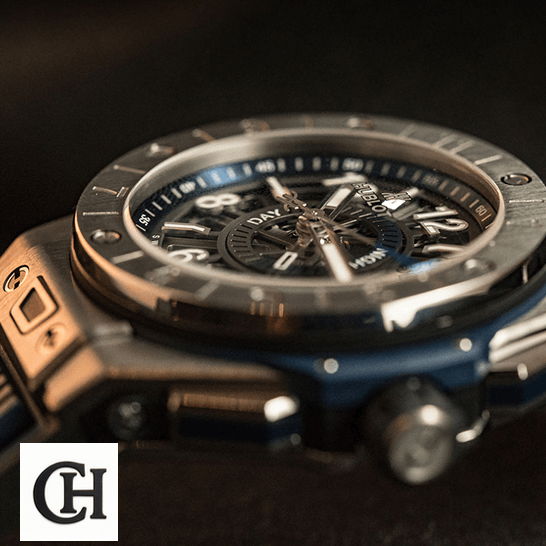 Hublot Big Bang Unico "Transparent" Sapphire Case 471.NX.7112.RX Superior Hublot Unico Hublot Unico Black Background Unico GMT crown / push button