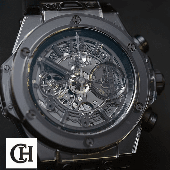 Hublot 411.JB_.4901.RT Big Bang Black Case Dial Bezel front view