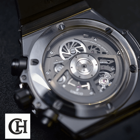 Hublot Big Bang 411.JB_.4901.RT Unico Sapphire Black Case upside view