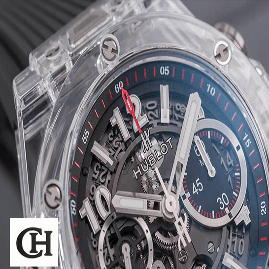 Hublot Big Bang Unico "Sapphire Case" 411.JX.1170.RX Precision Duplicate hublot big bang unico magic sapphire Hublot Big Bang Unico Magic Sapphire red second hand
