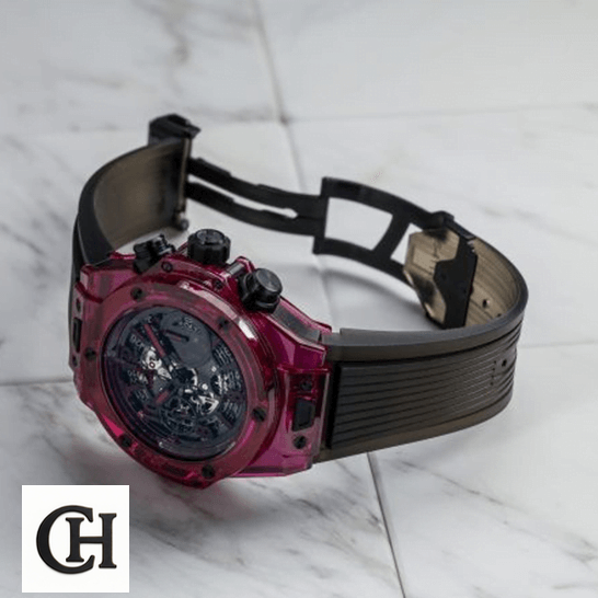 Hublot Big Bang Unico Red Sapphire 411.JR_.4901.RT opened clasp