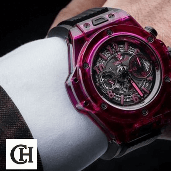 Hublot Big Bang Unico Red Sapphire 411.JR_.4901.RT on the man wrist