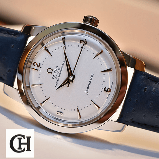 Omega Seamaster 1948 Central Seconds 511.13.38.20.02.001 First-Class omega seamaster 511.13.38.20.02.001 white Omega Seamaster 511.13.38.20.02.001 White Dial side view