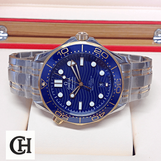 Omega Seamaster Diver Master Co-Axial 210.20.42.20.03.001 Exceptional omega seamaster diver 300m 210.20.42.20.03.001 42mm Omega Seamaster Blue Dial Diver 300m Steel Bracelet in the box