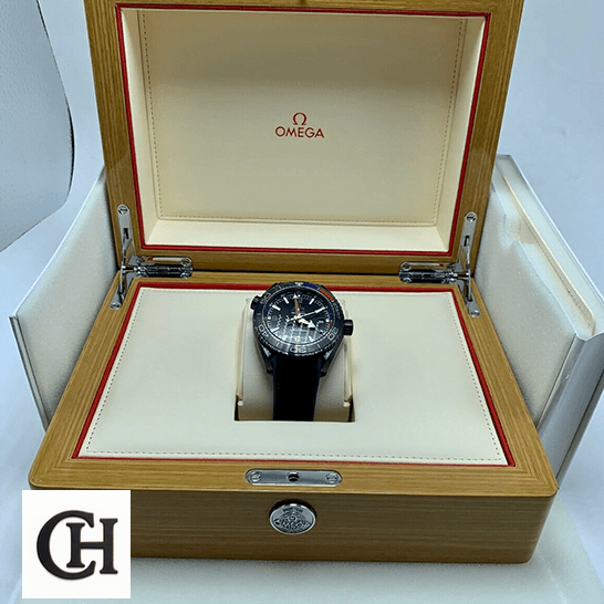 Omega Seamaster Planet Ocean 600m Black Dial in the box