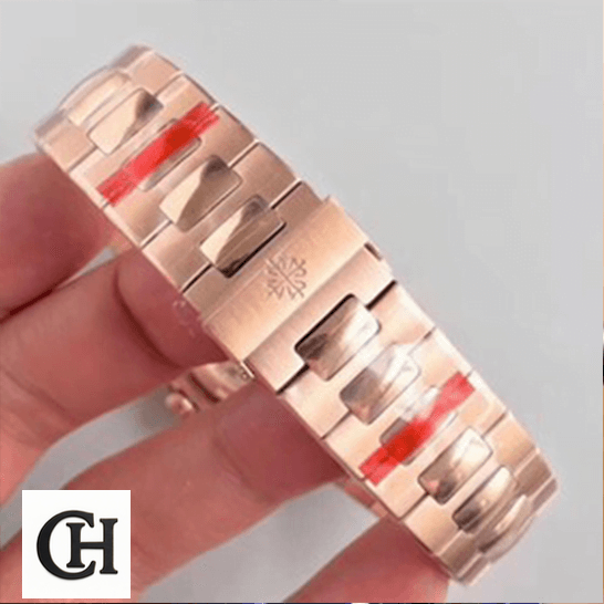 Patek Philippe Nautilus 57111R-001 Rose Gold Bracelet on the hand