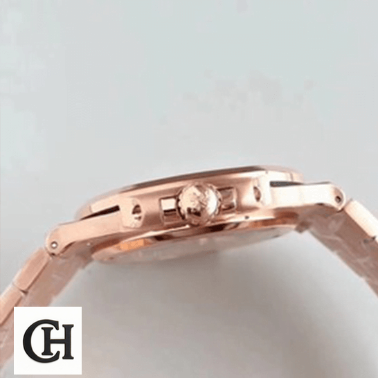 Patek Philippe Nautilus 57111R-001 Stainless Rose Gold side view