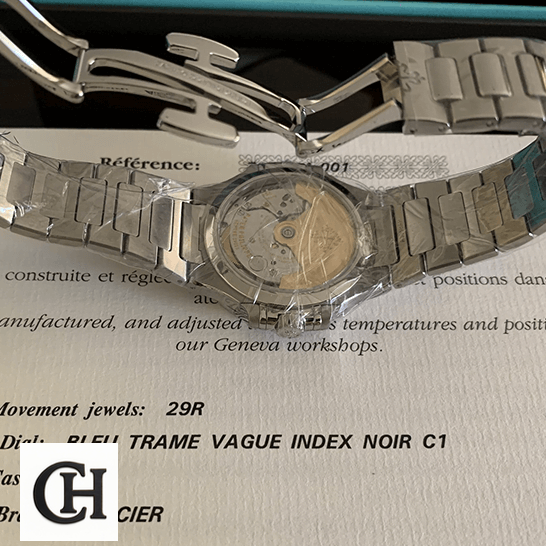 Patek Philippe Nautilus 7118/1A Ladies Perfect Duplicate patekphilippe nautilus 71181A 001 back Patek Philippe Nautilus 71181A-001 Stainless Steel Clasp closed clasp