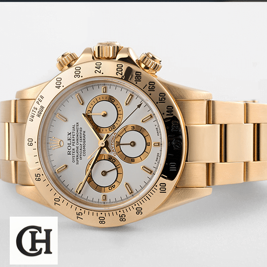 Rolex Daytona Gold Tone White Dial 116523 Oyster
