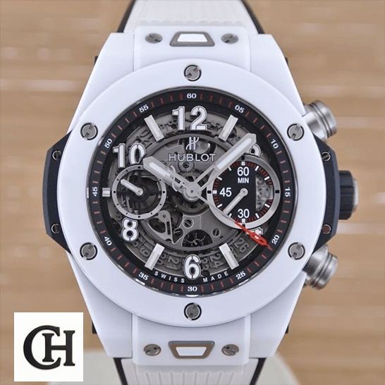 Hublot Big Bang Unico Hublot Big Bang 411.HX_.1170.RX White Bezel front view