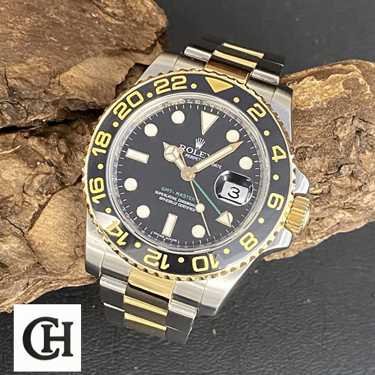Rolex GMT-Master II 126711CHNR Rolex GMT-Master II 116713 Two Tone Black Dial Oyster