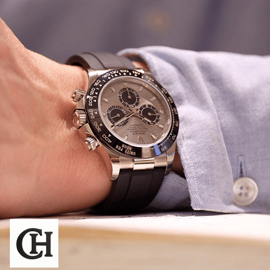 Rolex Daytona "Ghost" 116519LN "White Gold" Premium Rolex Daytona White Gold 116519LN-0024 on is arm