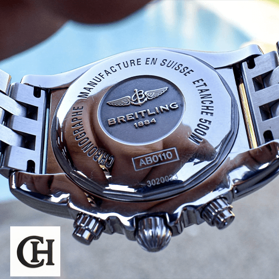 Breitling Chronomat breitling_chronomat_44_black_serviced_complete_AB011012B967375A_back