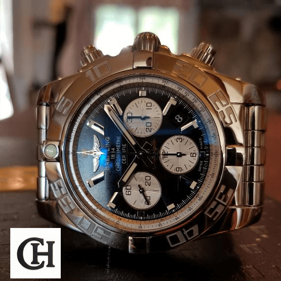 Breitling Chronomat breitling_chronomat_44_black_serviced_complete_AB011012B967375A_front