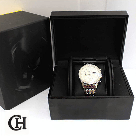 Breitling Navitimer Breitling Navitimer Olympus A19340 White Dial in the black box