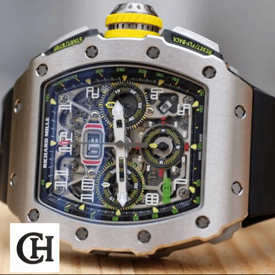Richard Mille RM01103 Black Dial side view