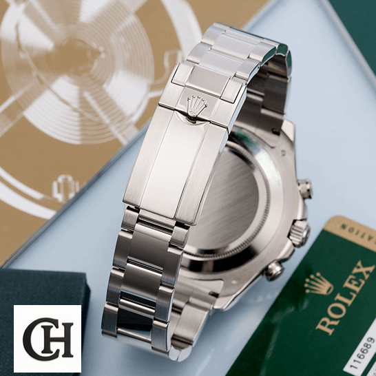 Rolex Yacht-Master II 116689 White Gold Master rolex yacht master 116689 0001 back Rolex Yacht Master 116689-0001 steel clasp