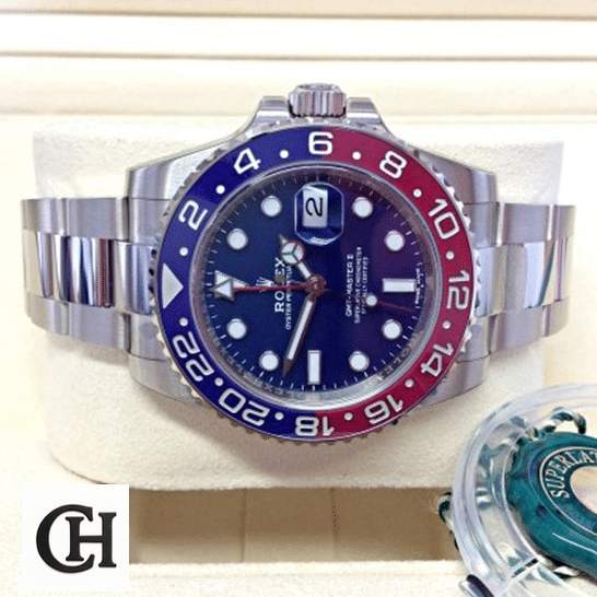 Rolex GMT-Master II 116719BLRO Rolex GMT-Master II Blue Dial & Red/Blue Bezel 116719BLRO in the Rolex Box