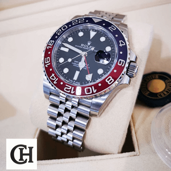 Rolex GMT-Master II "Pepsi" Jubilee 116520 rolex gmt Rolex Gmt Master 116719BLRO Blue & Red Bezel Jubilee Bracelet