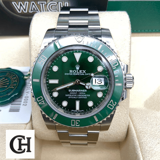 Rolex Submariner Date 116610LV Rolex Submariner Hulk 116610LV Green Dial in the Box