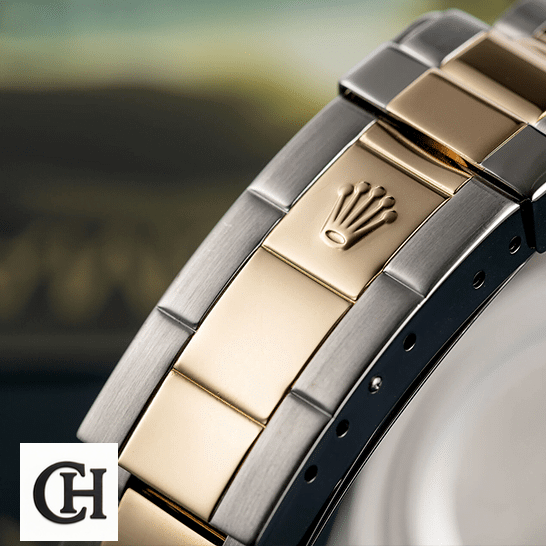 Rolex Submariner Date 16613 "Bluesy" Edition rolex submariner man blue Rolex Submariner Date Two Tone Oyster Bracelet Fold Clasp on the Rolex Logo 16613