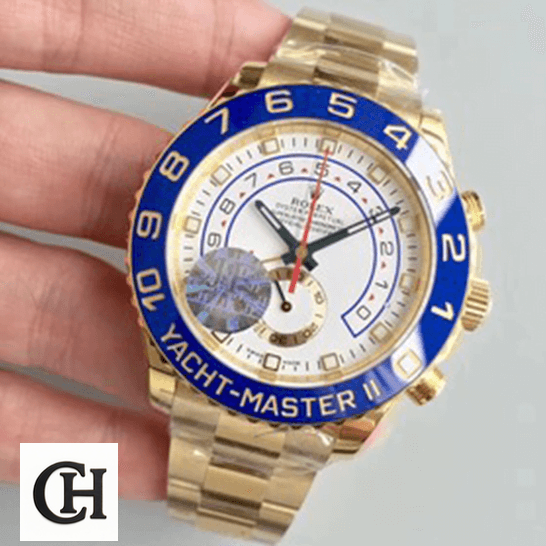 rolex_yacht_master_116688_II_yellow_gold_automatic_dial_oyster_left