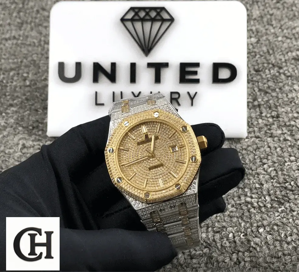 Audemars Piguet Royal Oak "Iced Out Yellow Gold" 15400SR.OO.1220SR.01 Premium Duplicate Screenshot 34 Screenshot_34