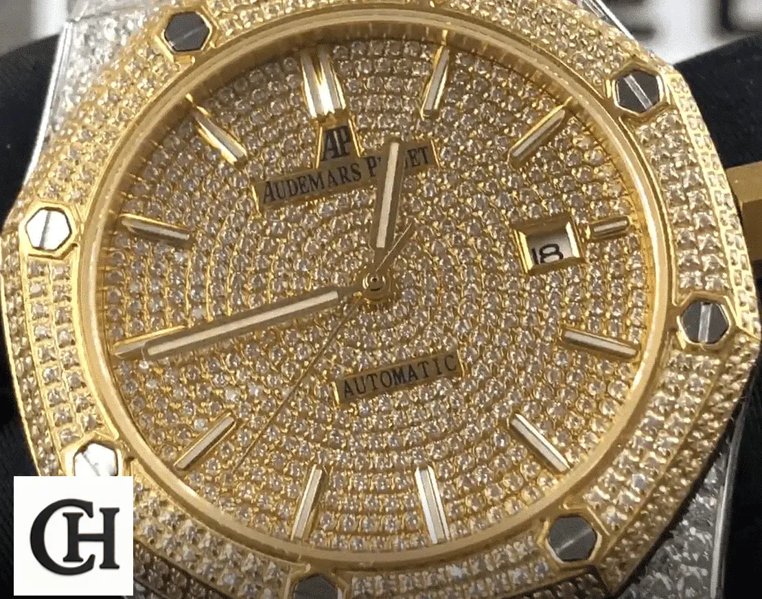 Audemars Piguet Royal Oak "Iced Out Yellow Gold" 15400SR.OO.1220SR.01 Premium Duplicate Screenshot 36 Audemars Piguet Royal Oak "Iced Out Yellow Gold" 15400SR.OO.1220SR.01 Premium Duplicate Screenshot 36
